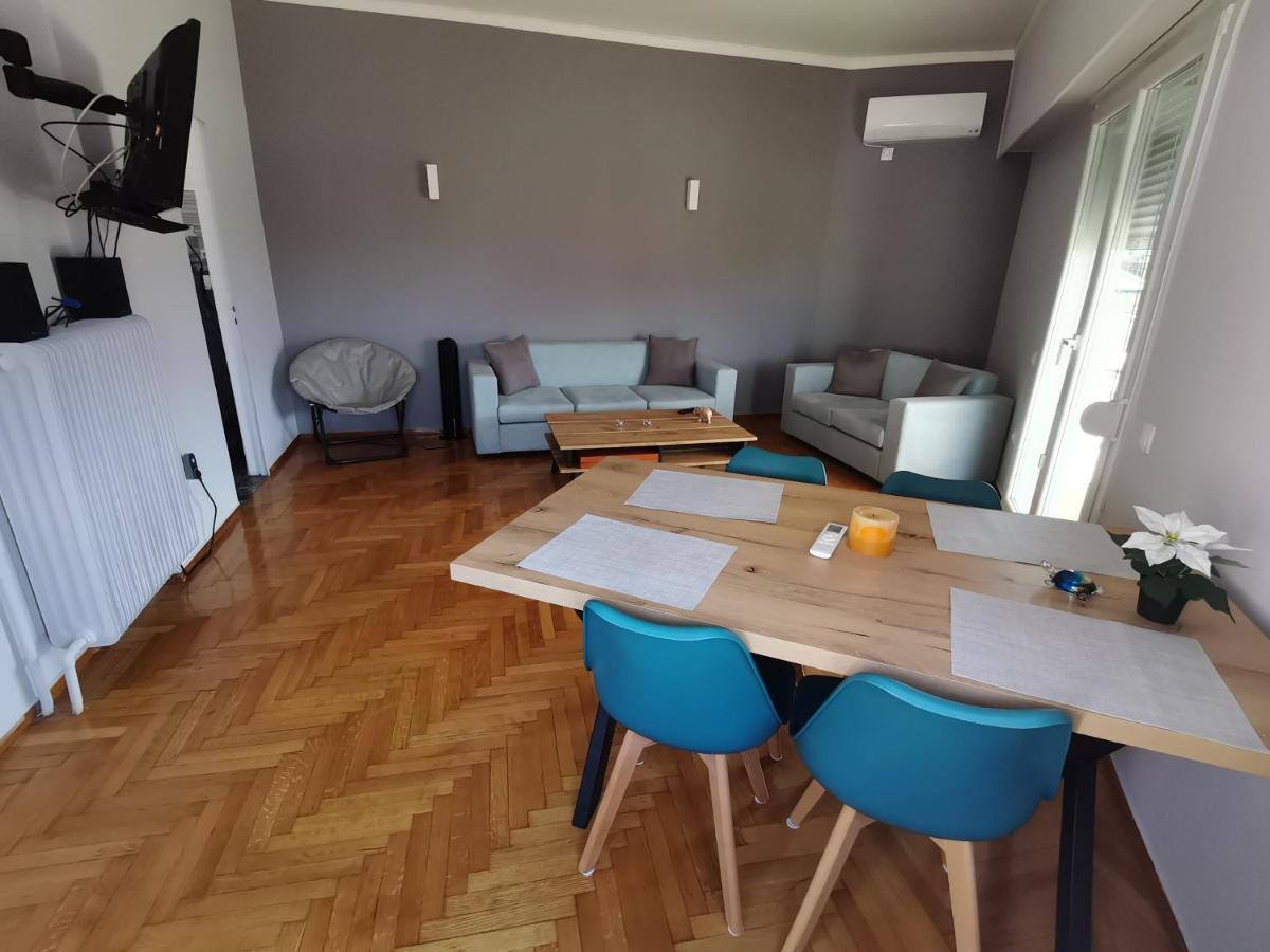 Penthouse Spacious W Super Wifi & Terrace, 2 Min From Metro Apartment Атина Екстериор снимка